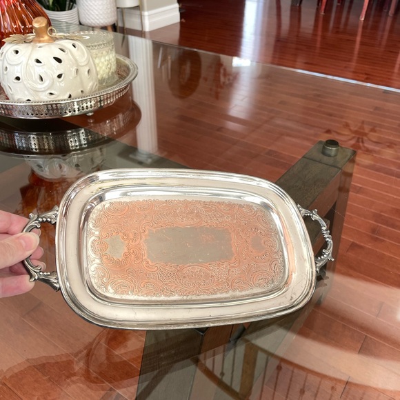 Vintage Coronet plate silver/copper tray trinket dish - Picture 5 of 5